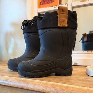 Kamik Black Kids Snow Boots
